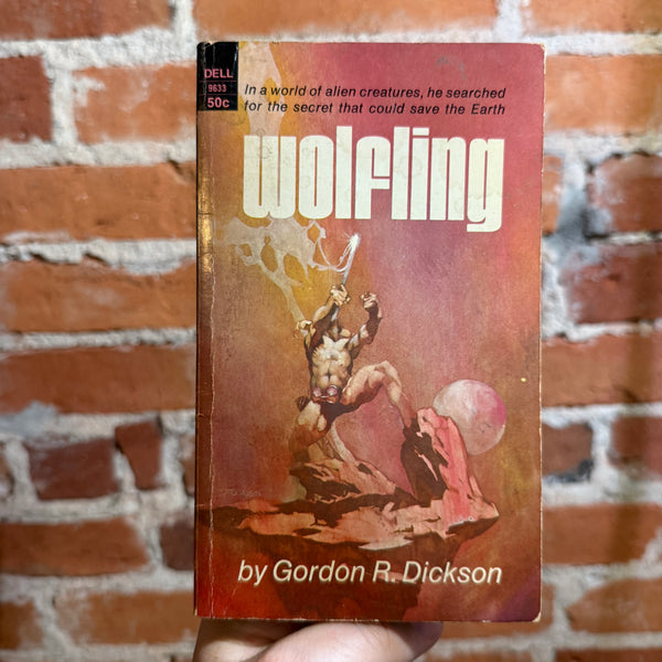 Wolfling - Gordon R. Dickson - 1969 1st Dell Books Paperback - Jeff Jones Cover