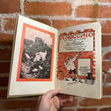 Pinocchio - Carlo Lorenzini - 1939 9th Illustrated Albert Whitman & Company Hardback