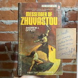 Messengers of Zhuvastou - Andrew J. Offutt - SIGNED 1973 Berkley Medallion Books Paperback - Jeff Jones Cover