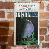 Triton - Samuel R. Delany - 1983 Bantam Paperback Edition - Mitchell Hooks Cover