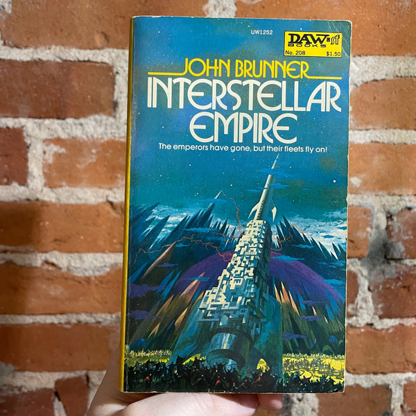 Interstellar Empire - John Brunner - 1976 Daw Books Paperback #208 - Paul Lehr Cover