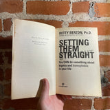 Setting Them Straight - Bety Barzon - 1996 Plume Penguin Paperback