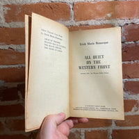 All Quiet on the Western Front - Erich Maria Remarque - 1966 15th Crest Books Paperback