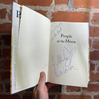 People of the Moon (SIGNED) - W. Michael Gear and Kathleen O’Neil Gear - 2005 1st Ed. Forge Books Hardback