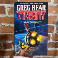 Eternity - Greg Bear - 1990 Warner Books Paperback - Bob Eggleton Cover