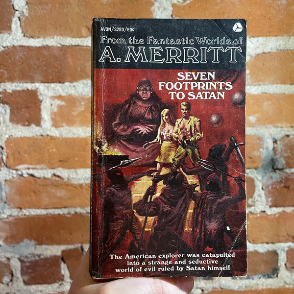 Seven Footprints To Satan - A. Merritt -  1968  Doug Rosa Cover Avon Books