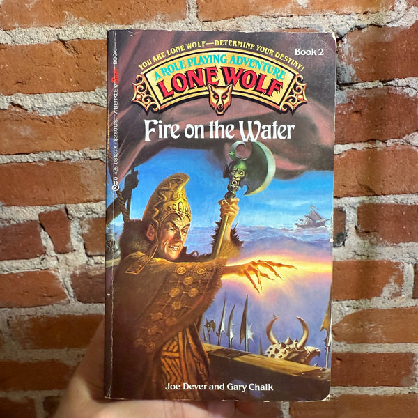 Fire on the Water - Lonewolf - Joe Dever and Gary Chalk - 1985 Berkley Books Paperback