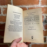 She Is The Darkness - Glen Cook - 1998 Tor Books Paperback