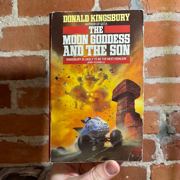 The Moon Goddess and the Son - Donald Kingsbury - 1988 Grafton Paperback - Chris Foss Cover