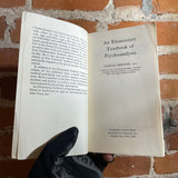 An Elementary Textbook of Pyschoanalysis - 1957 Anchor Books Paperback