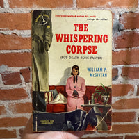 The Whispering Corpse - (But Death Runs Faster) - William P. McGivern - 1950 Pocket Books Paperback