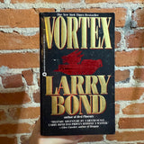 Vortex - Larry Bond - 1992 Warner Books Paperback - Peter Thorp Foil Embossed Cover