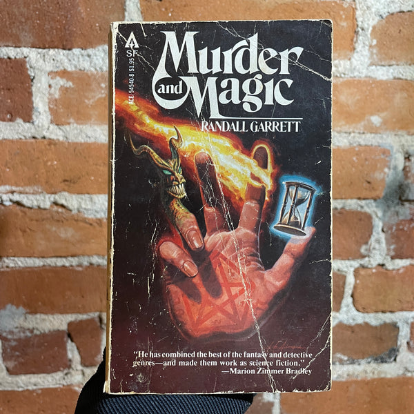 Murder and Magic - Randall Garrett - 1979 Ace Books Paperback - Bob Adragna Cover