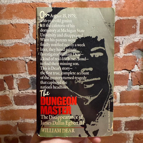 The Dungeon Master: The Disappearance of James Dallas Egbert III - William Dear - 1985 Ballantine Books Paperback