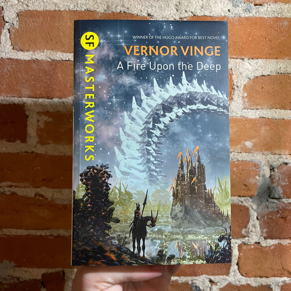 A Fire Upon the Deep - Vernor Vinge 2016 SF Masterworks Gollancz Paperback - Arthur Haas Cover