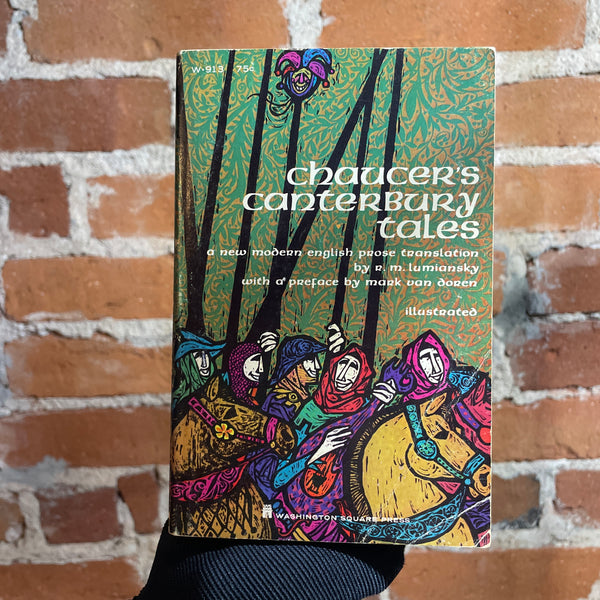 Chaucer’s Canterbury Tales - R. M. Lumiansky - 1967 Illustrated Washington Square Press Paperback