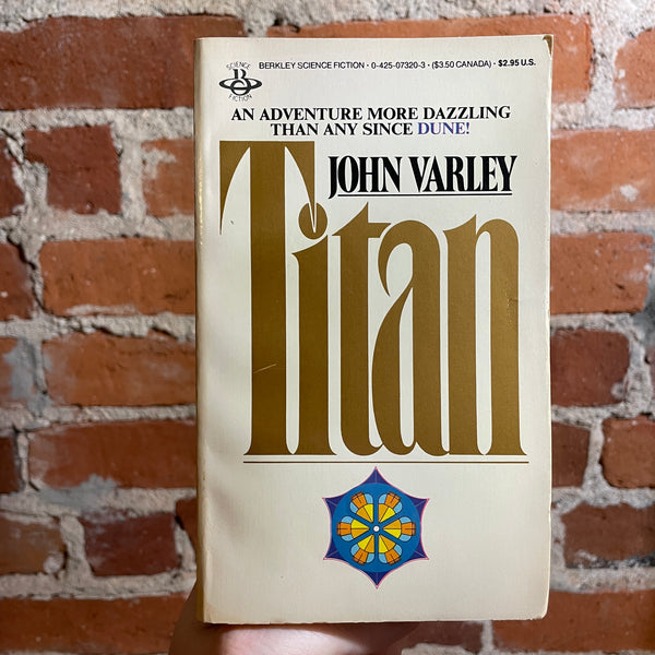 Titan - John Varley - 1994 Illustrated Berkley Book Paperback - Tony Russo Cover