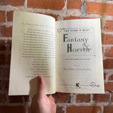 The Year’s Best Fantasy and Horror 13th Edition - Edited by Ellen Datlow & Terri Windling - Trade Paperback - Le Guin & Gene Wolfe