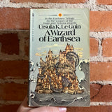 A Wizard of Earthsea - Ursula K. Le Guin - 1980 14th Illustrated Bantam Books Paperback