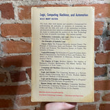 Logic, Computing Machines, and Automation - Alice Mary Hilton - 1966 Meridian Books Paperback