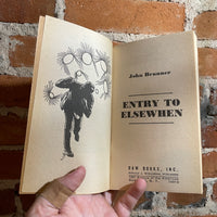Entry to Elsewhen - John Brunner - 1972 1st Daw Books Paperback - Jack Gaughan Cover #26