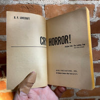 Cry Horror - H.P. Lovecraft - 1959 Avon Books Paperback - Richard Powers Covers