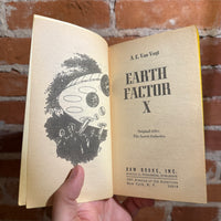 Earth Factor X - A.E. van Vogt - 1976 Daw Books Paperback - Deane Cate Cover