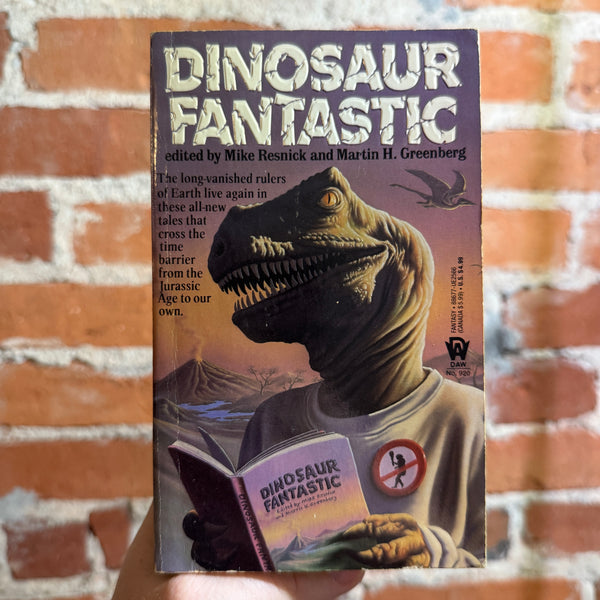 Dinosaur Fantastic - Mike Resnick & Martin H. Greenberg - 1993 Daw Books Paperback - Jim Warren Cover