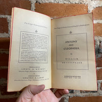 Antony and Cleopatra - Shakespeare - Edited by Louis B. Wright & Virginia A. Lamar - 1974 Pocket Books Paperback