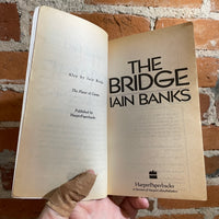 The Bridge - Iain M. Banks - 1990 HarperCollins Paperback - Peter Gudynas Cover
