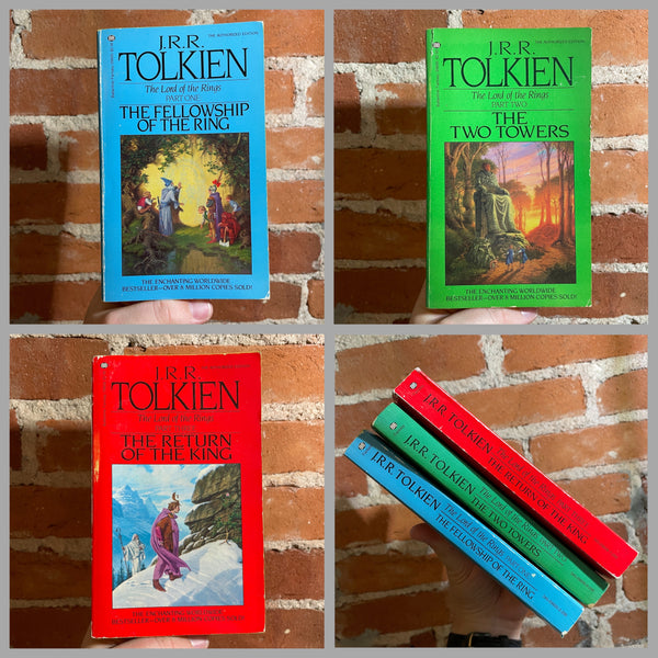 The Lord of the Rings Paperback Trilogy Bundle - J.R.R. Tolkien - 1980s Darrell K. Sweet Cover Art