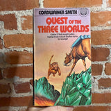 Quest of the Three Worlds - Cordwainer Smith - 1978 Ballantine Books Paperback - Michael Herring Cover