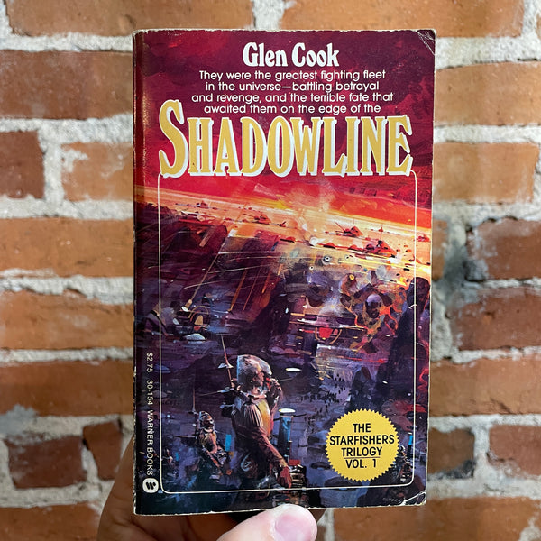 Shadowline - Glen Cook - 1982 1st Warner Books Paperback - John Berkey Cover