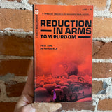 Reduction in Arms - Tom Purdom - 1971 Berkley Medallion Books Paperback - Paul Lehr Cover