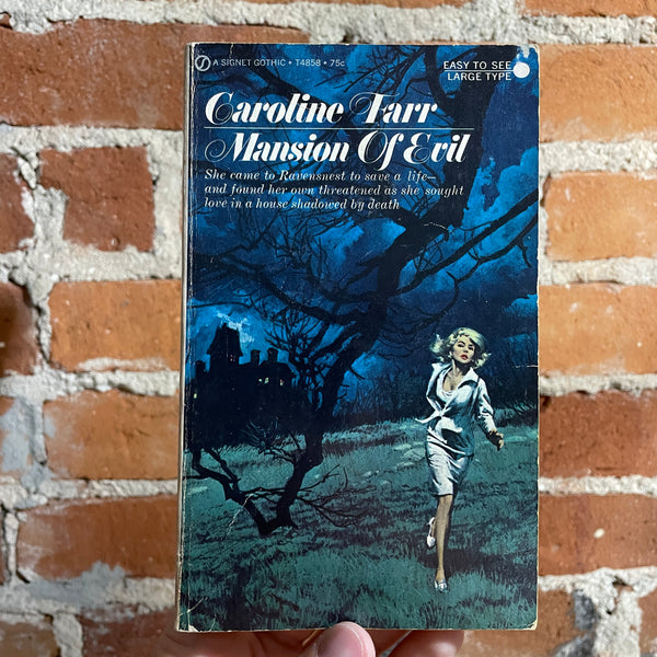 Mansion of Evil - Caroline Farr - 1966 Signet Books Paperback