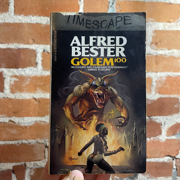 Golem 100 - Alfred Bester - Illustrated 1981 Timescape Paperback