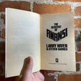 The Descent of Anansi - Larry Niven & Steven Barnes - 1982 Tor Books Paperback - Howard Chaykin Cover