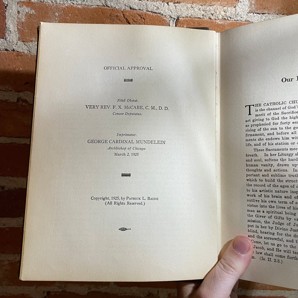 OUR FAITH AND THE FACTS by Rev. C.F. Donovan - orders 1925 - Catholic, Theology