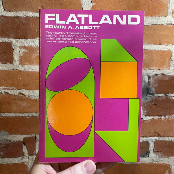 Flatland: A Romance of Many Dimensions -   Edwin A. Abbott- 1952 Dover vintage paperback