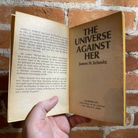 The Universe Against Her - James H. Schmitz - 1964 Ace Books Paperback - John Schoenherr Cover