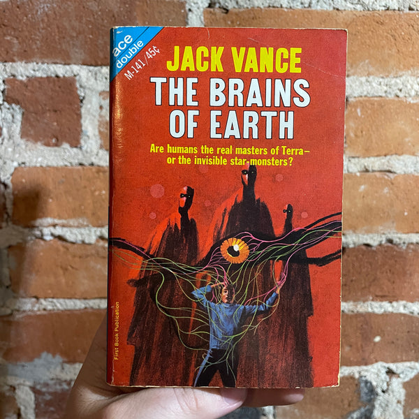 The Brains of Earth / The Many Worlds of Magnus Ridolph 1966 Jack Gaughan Cover Ace Books Double