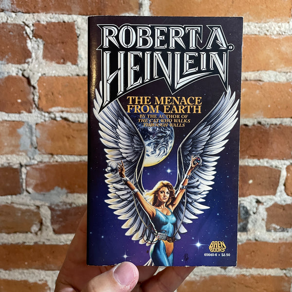 The Menace From Earth - Robert A. Heinlein - 1987 Baen Books Paperback - John Melo Cover