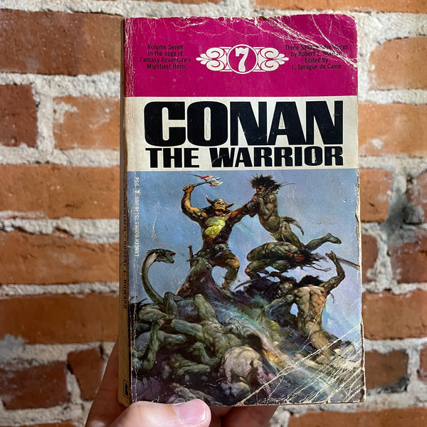Conan the Warrior - Robert E. Howard / Edited by L. Sprague De Camp - 1967 Lancer Books Paperback Edition