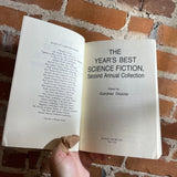 The Year’s Best Science Fiction: Second Edition - Very Rare - 9/11 Cover from 1985 - Octavia Butler, Gene Wolfe, and more!
