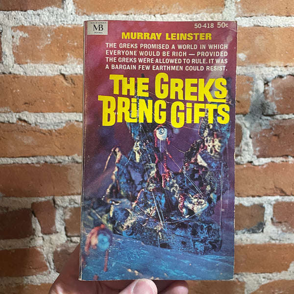 The Greks Bring Gifts - Murray Leinster - 1968 Macfadden Books Paperback
