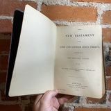 1895 Testament and Psalms - The New Testament of our Lord and Saviour Jesus Christ - American Bible Society Vintage Hardback