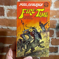 Fire Time - Poul Anderson - 1975 Del Rey Books - Darrell K. Sweet Cover