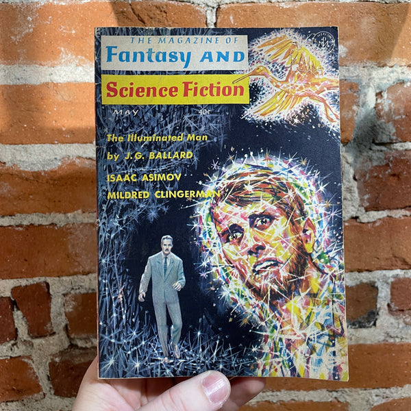 Fantasy & Science Fiction Magazine - May 1984 - The Illuminated Man - J.G. Ballard Cover