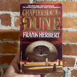 Chapterhouse: Dune - Frank Herbert 1987 Ace Books vintage paperback - Foil Embossed Raised Letters on cover