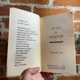 Sung In Shadow - Tanith Lee - Daw Books Paperback #530 - Victoria Poyser Cover
